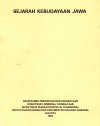 SEJARAH KEBUDAYAAN JAWA